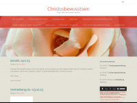 christus-bewusstsein.com Webseite Vorschau