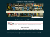 elektro-meyer.ch Webseite Vorschau