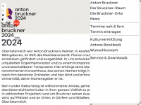 anton-bruckner-2024.at Webseite Vorschau