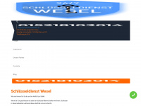 wesel-schluesseldienst.de Webseite Vorschau