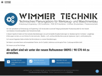 wimmer-technik.de Webseite Vorschau