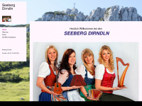 seeberg-dirndln.de Webseite Vorschau
