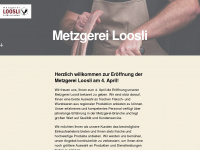 metzgereiloosli.ch Webseite Vorschau