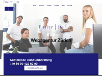 finity-in.ch Webseite Vorschau