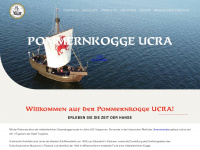 pommernkogge-ucra.de Webseite Vorschau