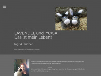 lavendel-yoga.at Webseite Vorschau