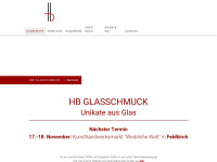 hb-glasschmuck.at Webseite Vorschau