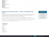 aero-plus.ch Webseite Vorschau
