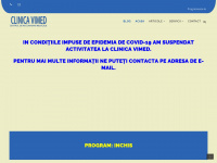 clinicavimed.ro Webseite Vorschau