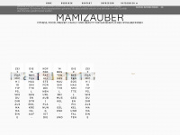 mamizauber.de Webseite Vorschau