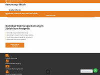 raeumung-zuerich.ch Webseite Vorschau