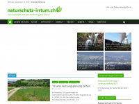 naturschutz-irrtum.ch Webseite Vorschau