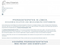 luebecker-pferdeosteopathie.de Webseite Vorschau
