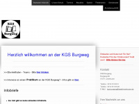 kgs-burgweg.jimdo.com Webseite Vorschau