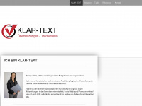 klar-text.ch Webseite Vorschau