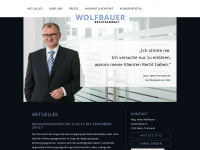 wolfbauer.wien Webseite Vorschau