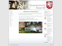 burger-bargen.ch Webseite Vorschau