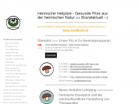 heimische-heilpilze.at Webseite Vorschau
