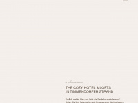 thecozy-hotel.de Webseite Vorschau