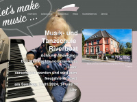 riverboat-musikschule.de Webseite Vorschau