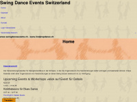 swingdanceevents.ch Webseite Vorschau