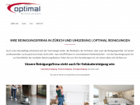 optimal-reinigungen.ch Webseite Vorschau
