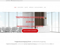 treppenhausreinigung-zuerich.ch Webseite Vorschau