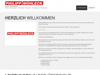 muehleck-umzuege.de Webseite Vorschau