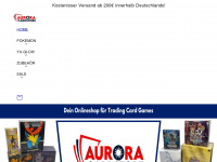 aurora-cardstore.de Webseite Vorschau