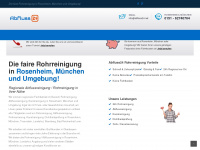 rohrreinigung-rosenheim.de Webseite Vorschau