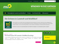 gruene-loxstedt-schiffdorf.de Webseite Vorschau