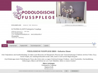fusspflege-ebbs.at Webseite Vorschau
