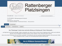 platzlsingen-rattenberg.at Webseite Vorschau