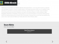 edeka-albrecht.eu Webseite Vorschau