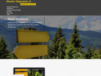 wander-wegweiser.ch Webseite Vorschau
