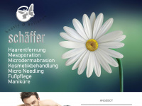schaeffer-kosmetik.de Webseite Vorschau