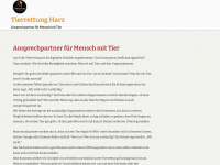 tierrettung-harz.de Webseite Vorschau