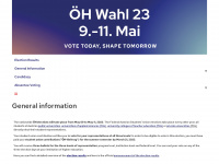 oehwahl23.at Webseite Vorschau