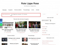 rote-lippe-rose.de Webseite Vorschau