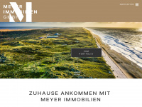 meyer-sylt.de Webseite Vorschau