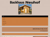 brotbackofen-neuhof.de Webseite Vorschau