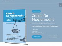 coach-medienrecht.de Webseite Vorschau