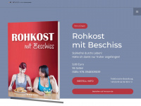 rohkost-mit-beschiss.de Webseite Vorschau