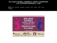 efa-champions-cup-2023.de Webseite Vorschau
