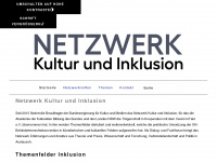kultur-und-inklusion.net Webseite Vorschau