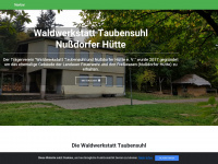 waldwerkstatt-taubensuhl.de Webseite Vorschau