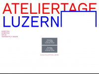 ateliertage-luzern.ch Webseite Vorschau