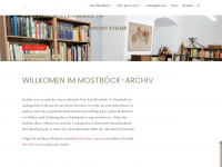 mostboeck-archiv.at Webseite Vorschau