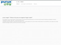 puruxvegan.de Webseite Vorschau
