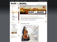 eleg-music-shop.de Webseite Vorschau